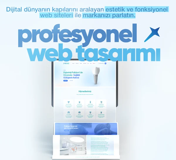 profesyonel web tasarımını ifade eden bir görsel