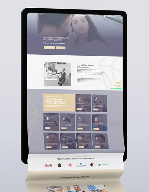 Analizdent Diş Kliniği Websitesi Tasarımı