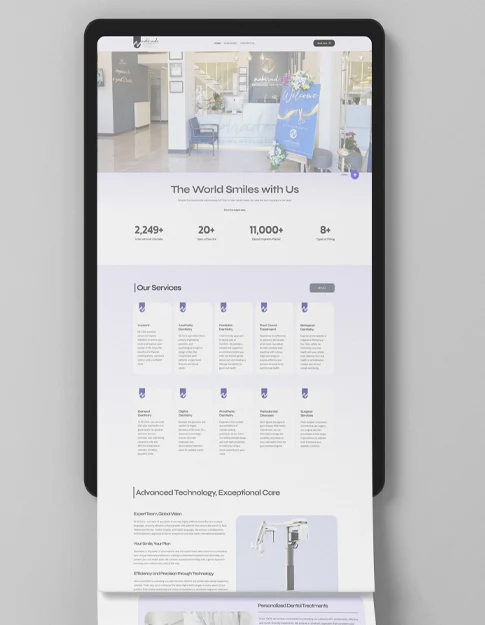 Nz Clinic Diş Kliniği Web Sitesi Tasarımı