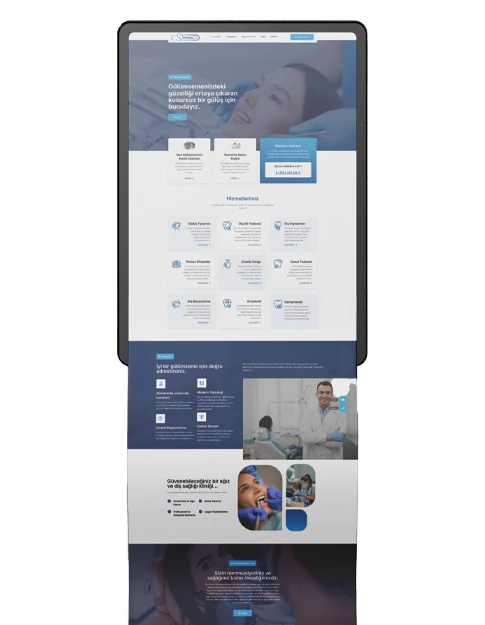 Sönmez Diş Kliniği Websitesi