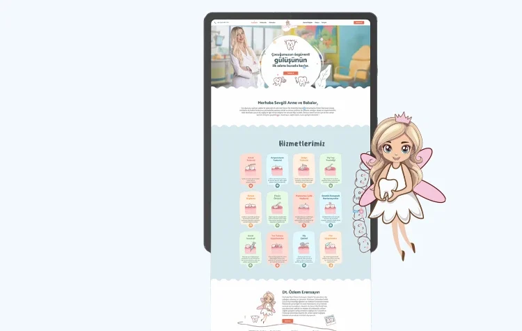 Özlem Erensayın Diş Kliniği Web Tasarımı