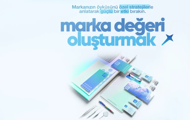 marka değeri oluşturmayı ifade eden bir görsel