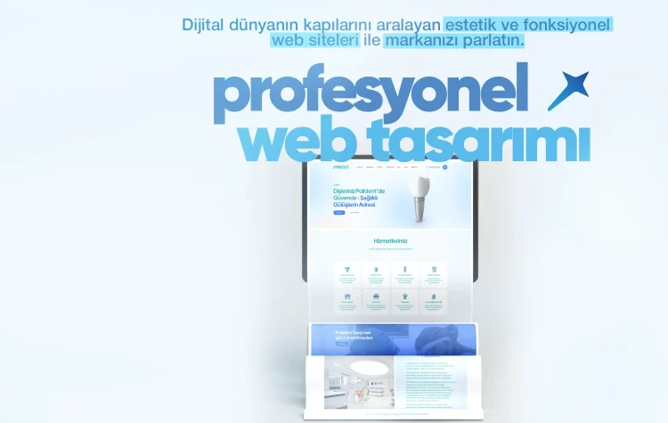 profesyonel web tasarımını ifade eden bir görsel